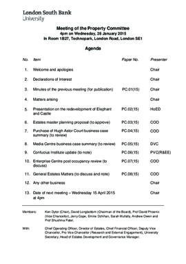 28 January 2015 Property Committee agenda and papers.pdf