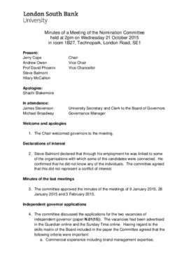 21 October 2015 Nomination Committee minutes.pdf