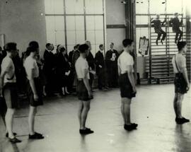 Duke of York visits the gymnasium