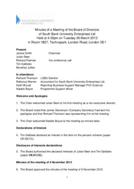 26 March 2013 South Bank University Enterprises Ltd Board minutes.pdf