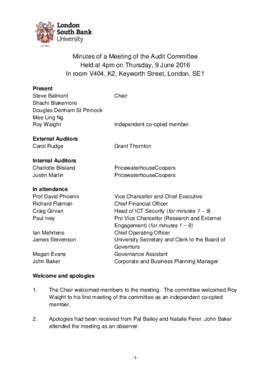 9 June 2016 Audit Committee minutes.pdf