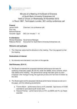 20 November 2015 South Bank University Enterprises Ltd Board minutes.pdf