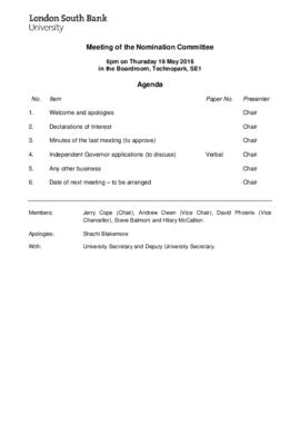 19 May 2016 Nomination Committee agenda and papers.pdf