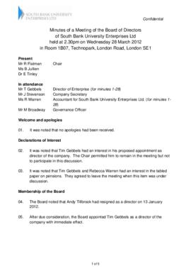 28 March 2012 South Bank University Enterprises Ltd Board minutes.pdf
