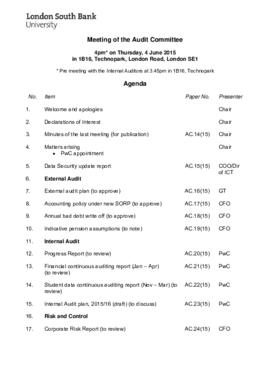 04 June 2015 Audit Committee agenda and papers.pdf