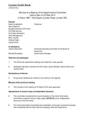 22 May 2014 Appointments Committee minutes.pdf