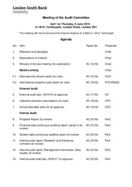 9 June 2016 Audit Committee agenda and papers.pdf