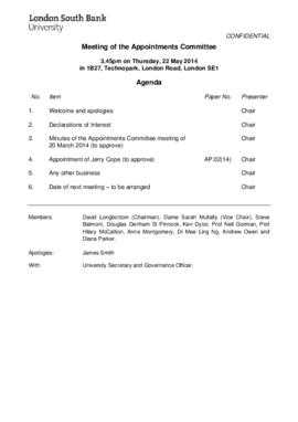 22 May 2014 Appointments Committee agenda and papers.pdf