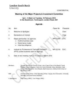 16 February 2016 Major Projects and Investment Committee agenda and papers.pdf