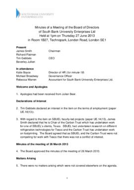 27 June 2013 South Bank University Enterprises Ltd Board minutes.pdf