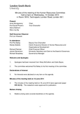 14 October 2014 HR Committee minutes.pdf