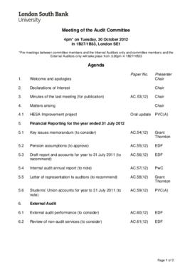 4) 30 October 2012 Audit Committee agenda.pdf