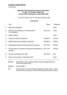 09 May 2013 Educational Character Committee agenda and papers.pdf