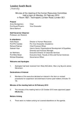 24 February 2014 HR Committee minutes.pdf