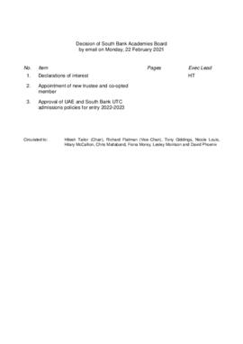 2021-02-22_SBA_BoardOfTrustees_Agenda - written decision (no papers).pdf